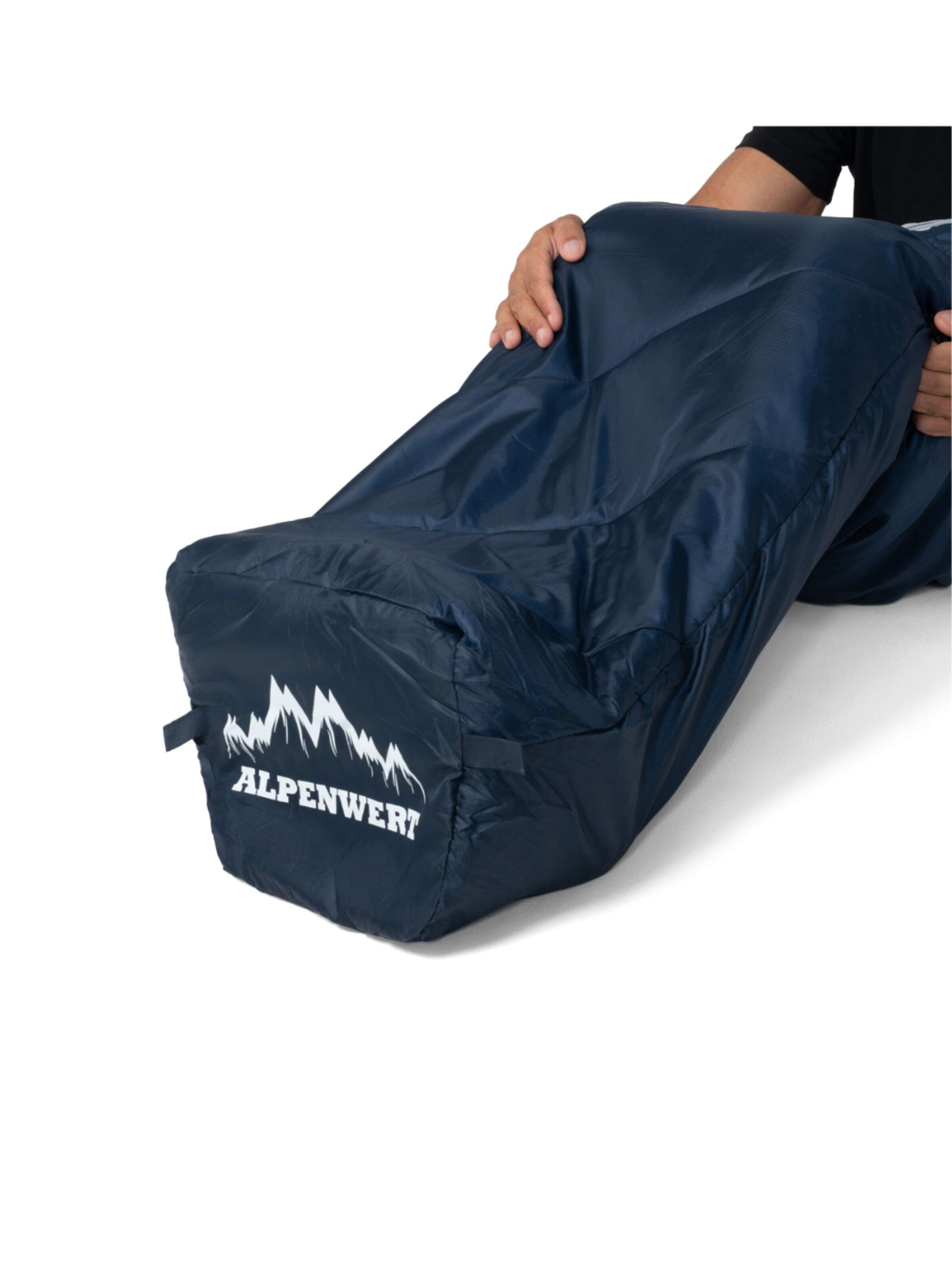 Alpenwert Sleeping Bag 'Schlafsack Sommer' in Blue