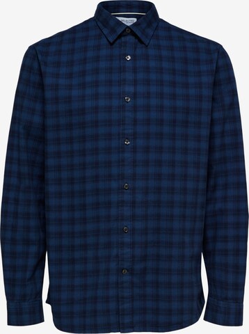 SELECTED HOMME - Ajuste regular Camisa 'Reglee' en azul: frente