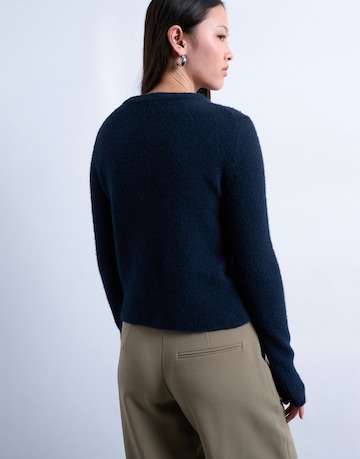 TOPSHOP Πλεκτή ζακέτα 'SIA' σε μπλε