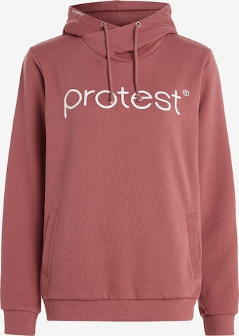 PROTEST Sweater 'CLASSIC LOGO HOODY' in Pink: front