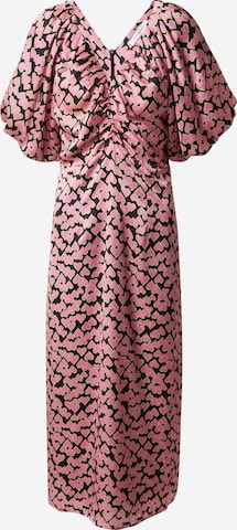 co'couture - Vestido 'Flashy Heart' en rosa: frente