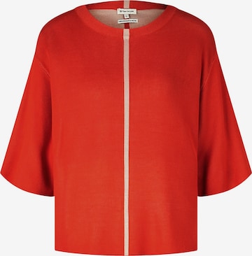 TOM TAILOR Sweater in Red: front