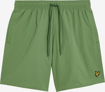Shorts de bain Lyle & Scott en vert : devant