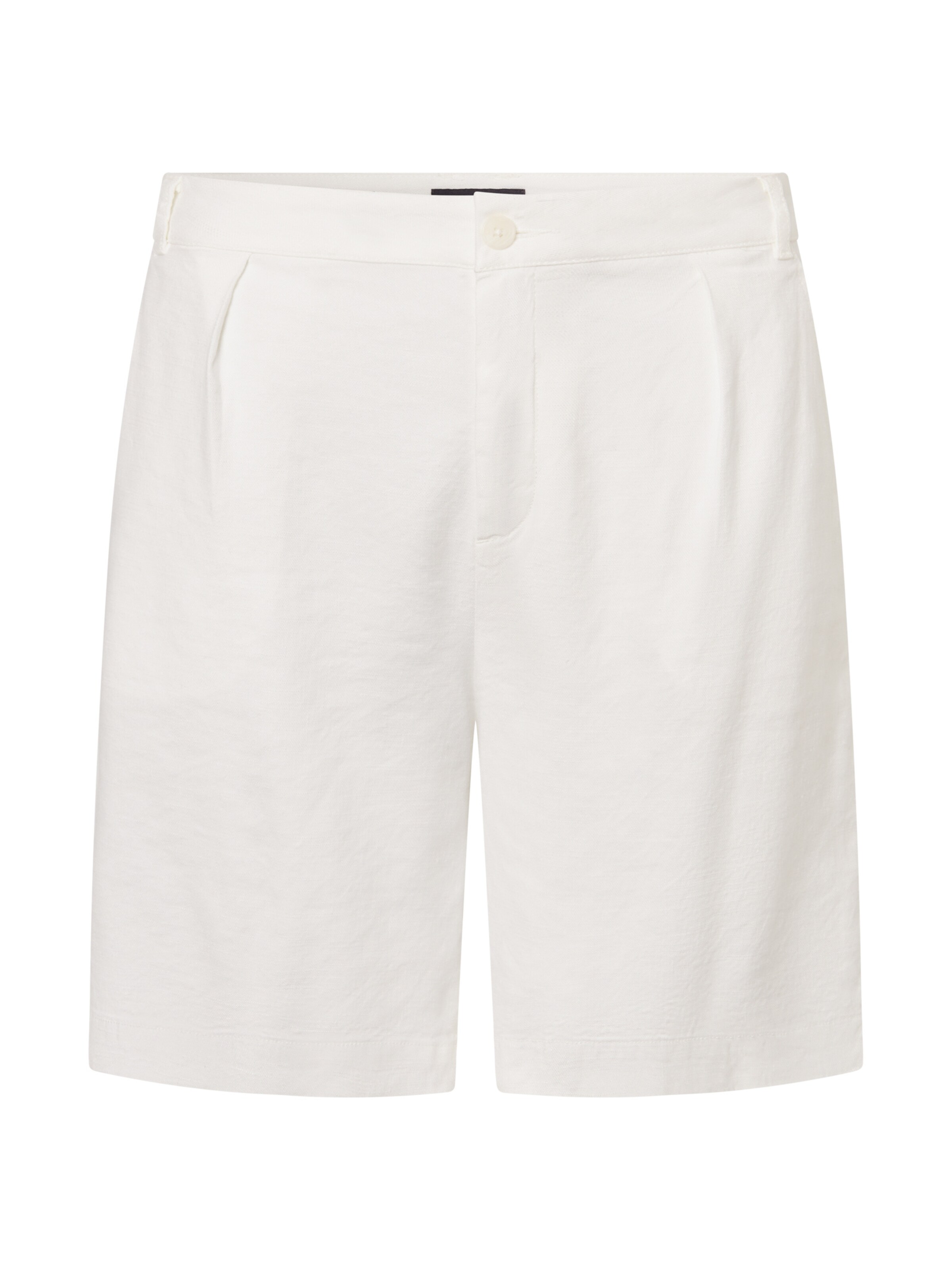 NYDJ Bandplooibroek in Wit: voorkant