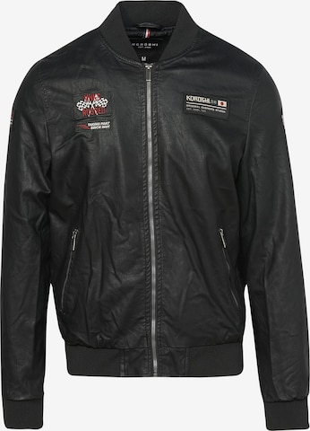 KOROSHIPrijelazna jakna - crna boja: prednji dio