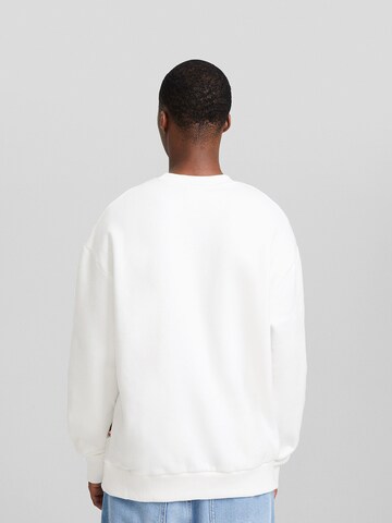 Bershka Sweatshirt i vit
