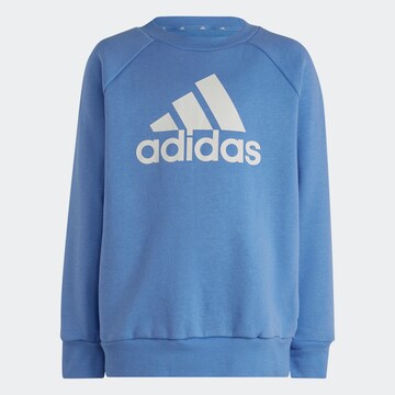 ADIDAS SPORTSWEAR Træningsdragt 'Essentials Logo Fleece' i blå