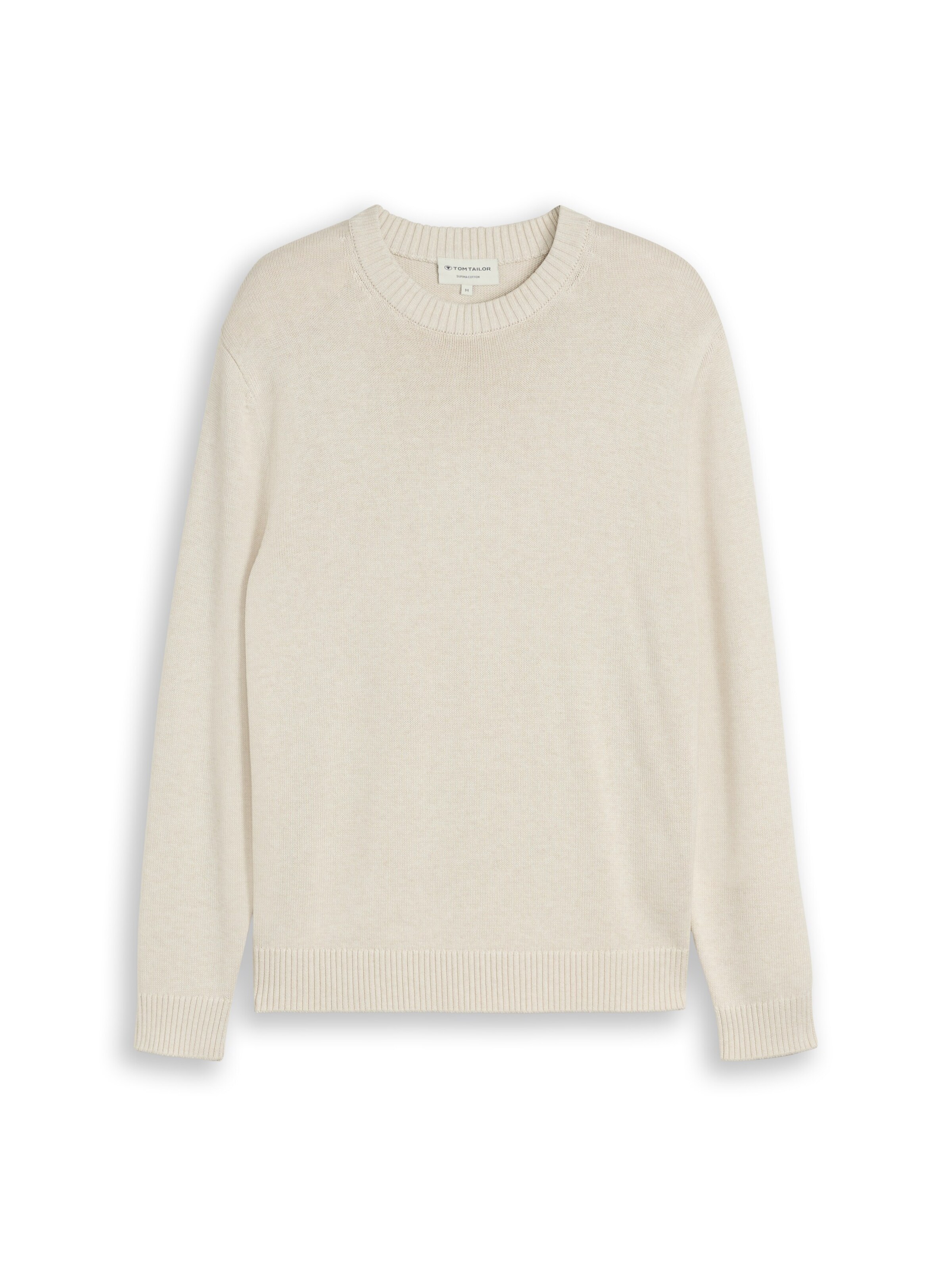 TOM TAILOR Pullover in Beige: Vorderseite