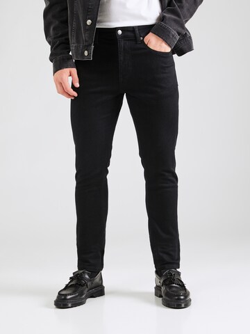 Tommy Jeans Regular Jeans 'AUSTIN' in Black: front