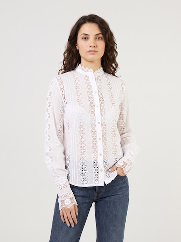 Lee Bluse 'BOHEMIAN BLOUSE BRIGHT WHITE' i hvid: forside