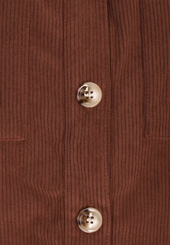 swirly Tussenjas in Bruin