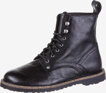 BIRKENSTOCK Lace-Up Ankle Boots 'Bryson' in Black: front
