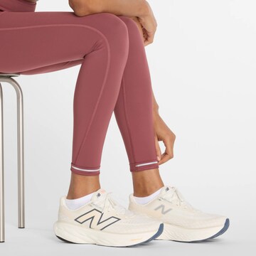 Skinny Pantalon de sport new balance en rouge