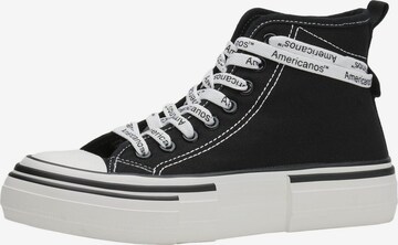 Americanos High-Top Sneakers in Black: front