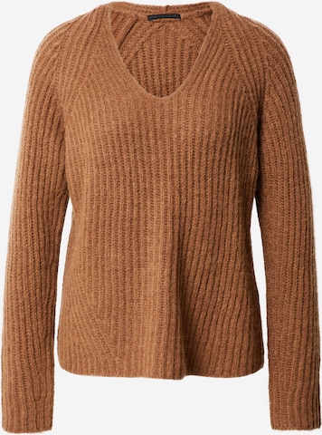 DRYKORN Sweater 'LYNETTE' in Brown: front