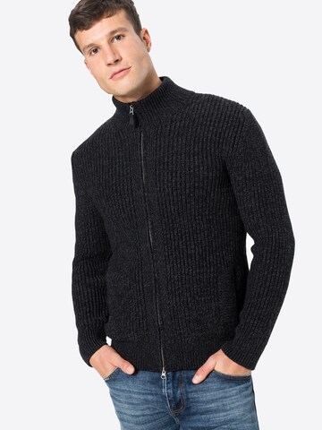 Superdry Cardigan 'Downhill' i sort: forside