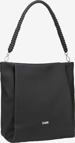 ZWEI Shoulder Bag 'Yuna' in Black: front