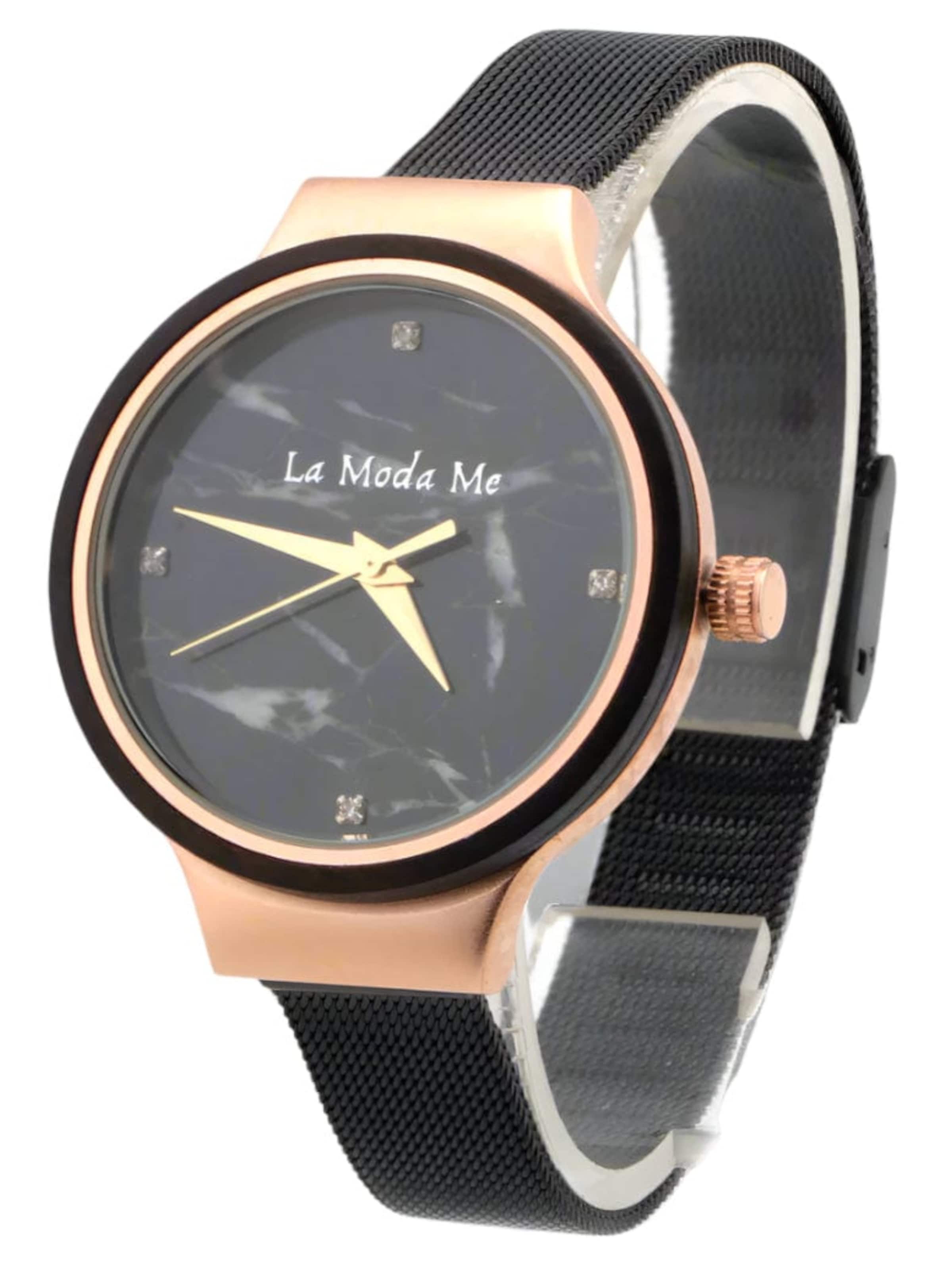 La Moda Me Analog watch 'Stellar' in Black: front