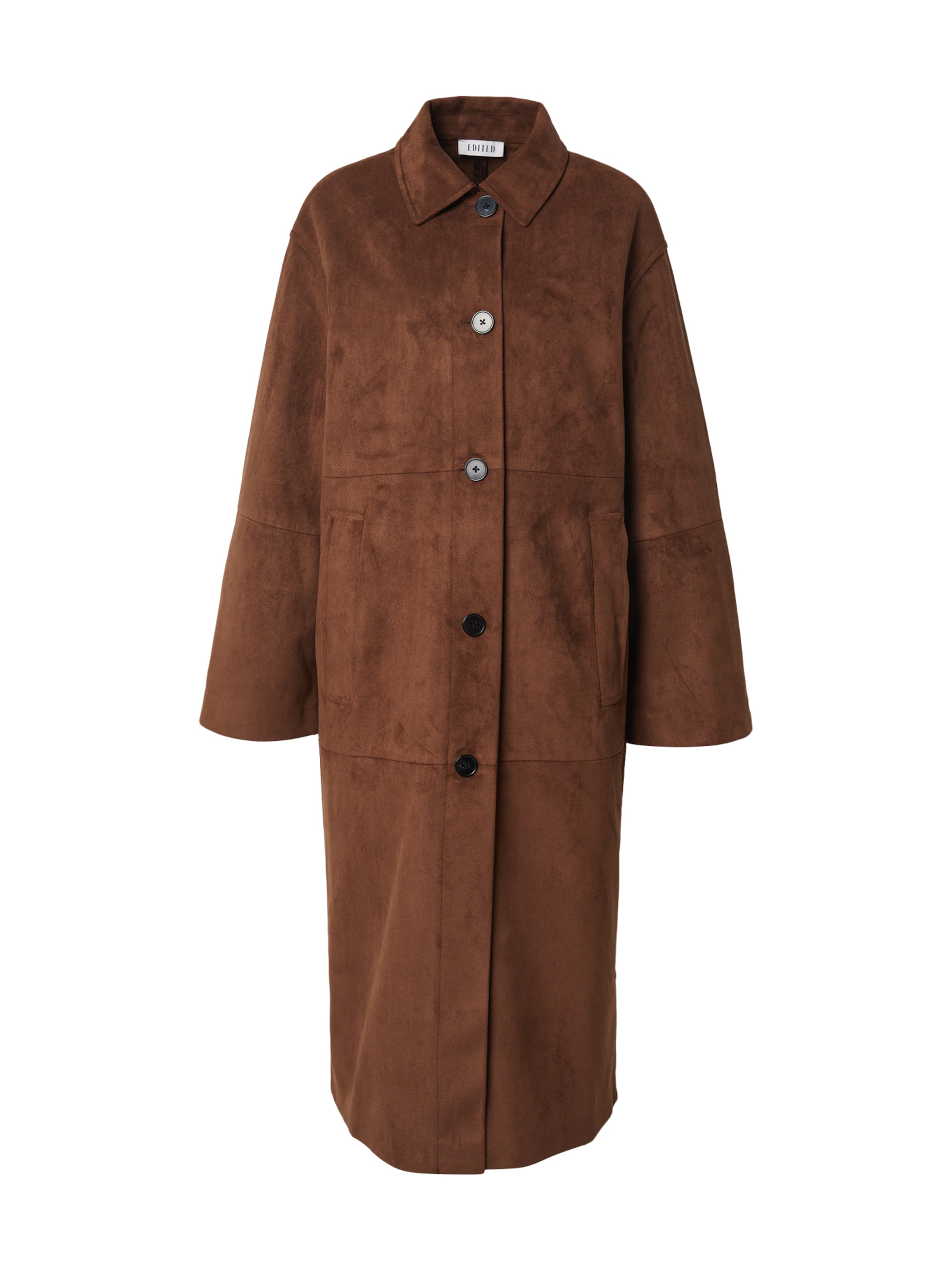 EDITED - Abrigo de entretiempo 'Ignacio' en marrón: frente