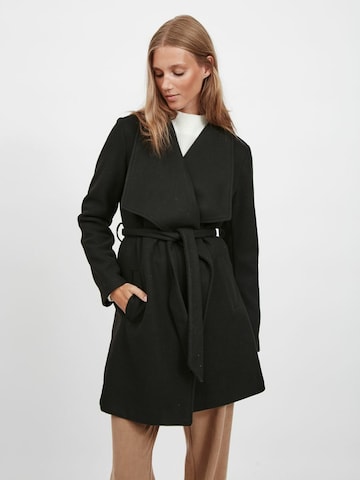 VILA Between-Seasons Coat 'Cooley' in Black: front