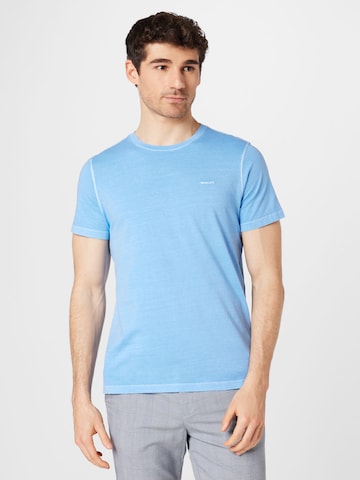 GANT Majica | modra barva: sprednja stran
