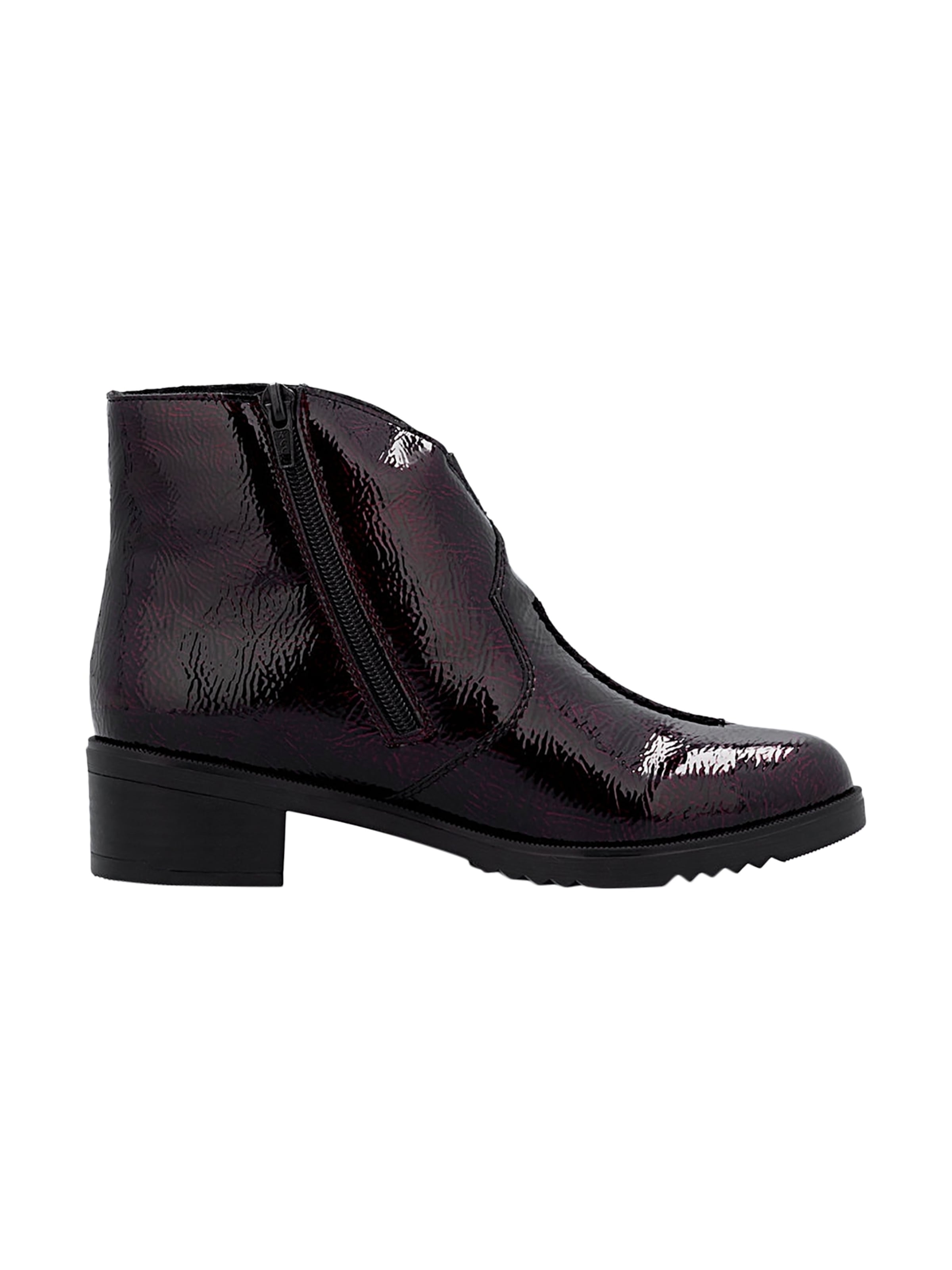Bottines 'Lagro Zip-Stiefelette' Rieker en rouge