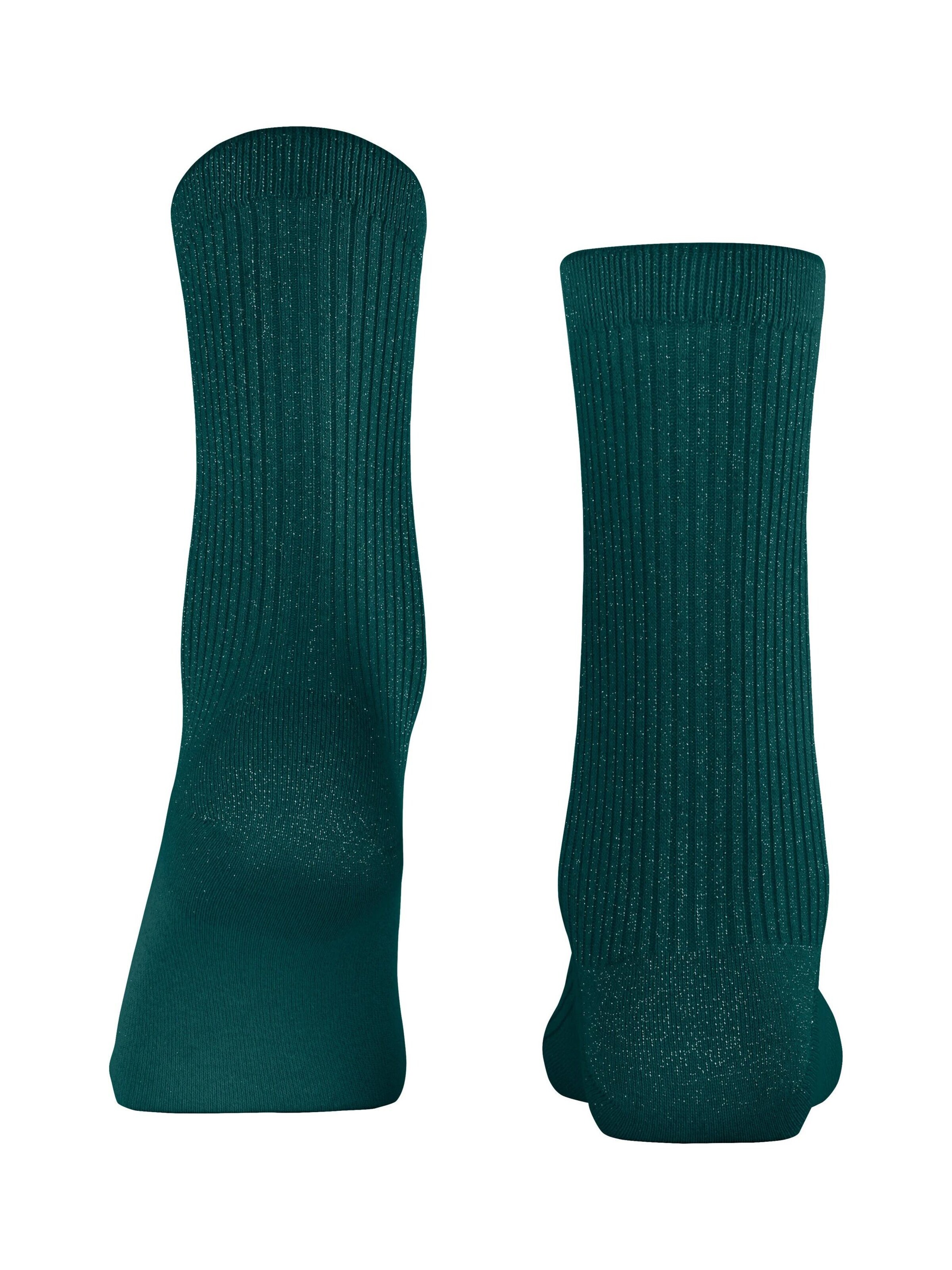 FALKE Socken 'Shiny Rib'‌‌‌‌‌‌ in Grün