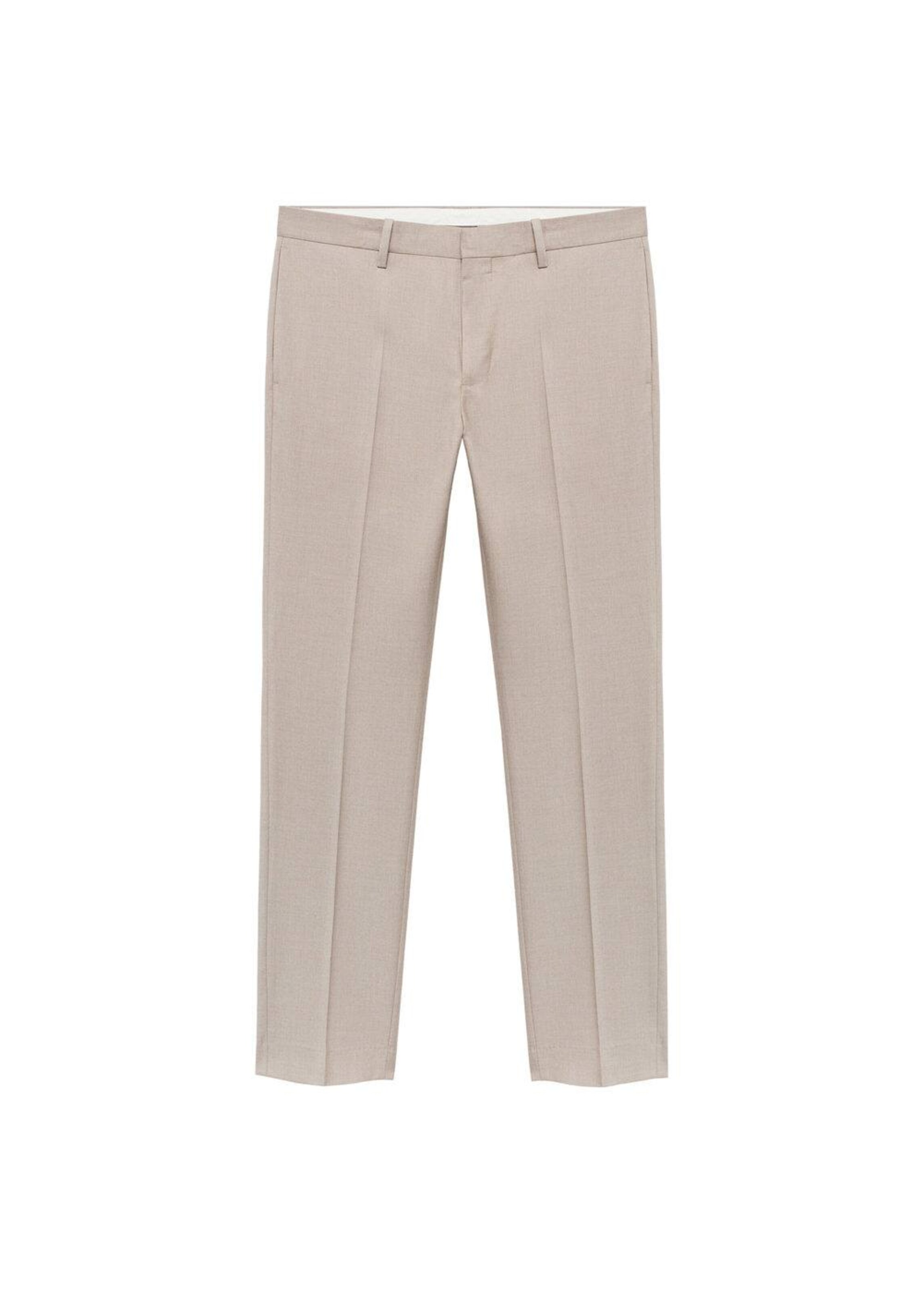 MANGO MAN Slimfit Hose 'Paris' in Beige: Vorderseite