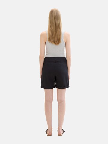 TOM TAILOR Regular Chino trousers in Black