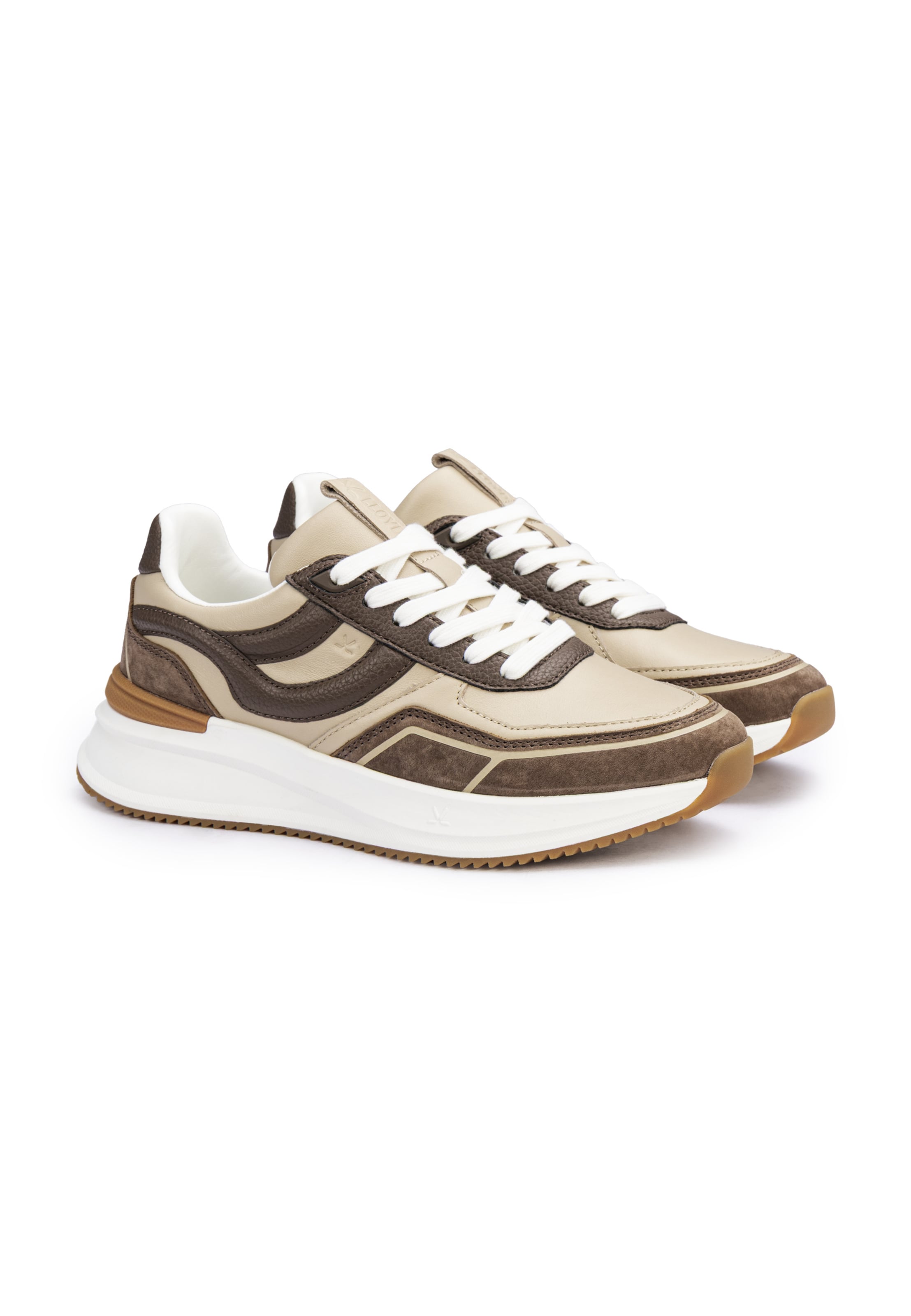 Scarpa stringata di LLOYD in marrone: frontale