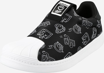 ADIDAS ORIGINALS - Sapatilhas 'Superstar 360' em preto: frente