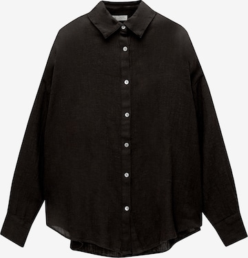 Chemisier Pull&Bear en noir : devant