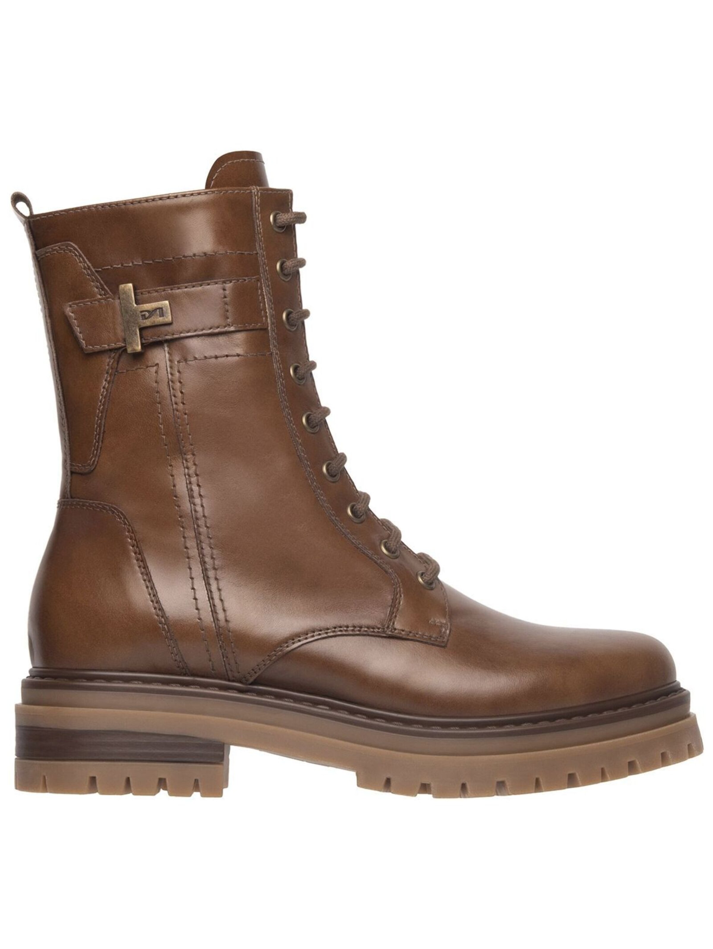 Stivaletto stringato di Nero Giardini in marrone