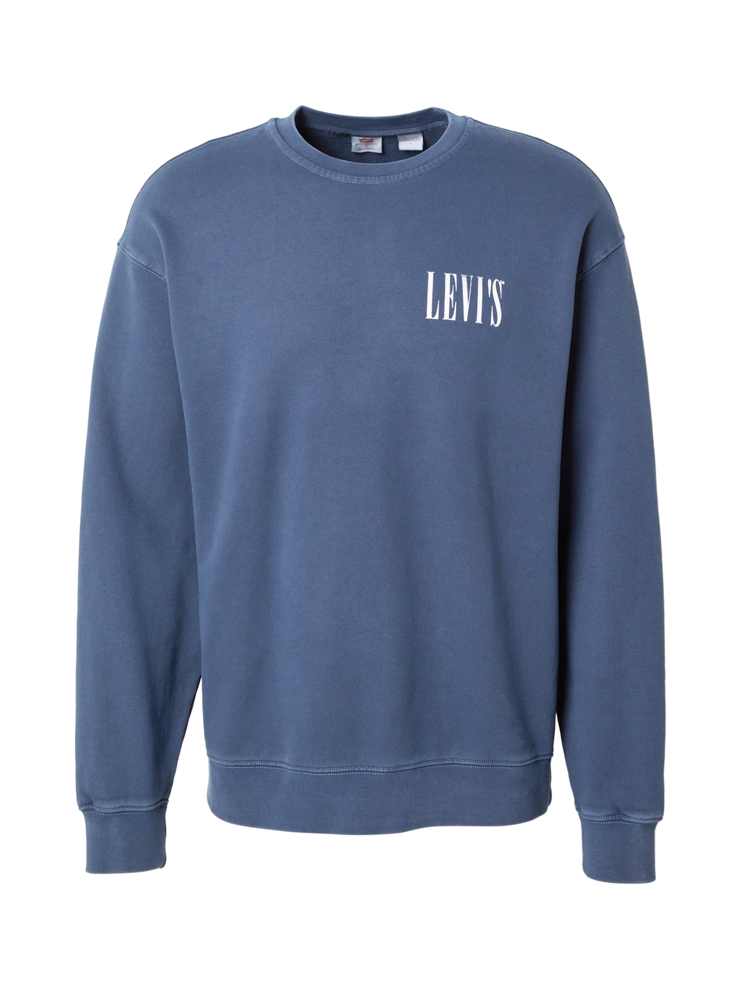 LEVI'S ® Mikina 'Relaxed Graphic Crewneck Sweatshirt' – modrá: přední strana