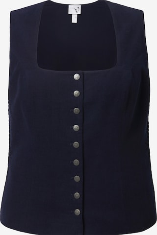 Ulla Popken Traditional blouse in Blue: front