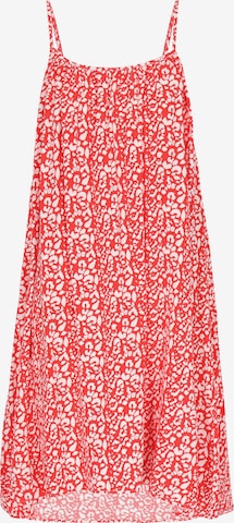 swirly - Vestido de verano 'Spring Summer' en rojo: frente