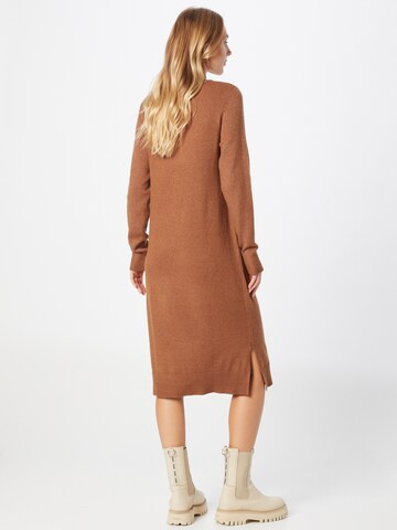 VILA Knitted dress 'Ril' in Brown