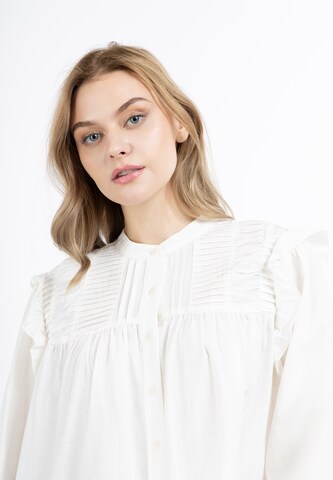 Camicia da donna di DreiMaster Vintage in bianco