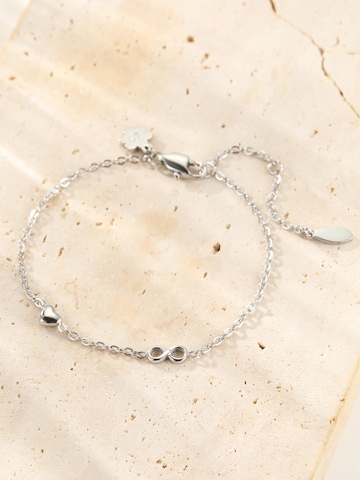 Bracelet 'Infinity Heart' Hey Happiness en argent