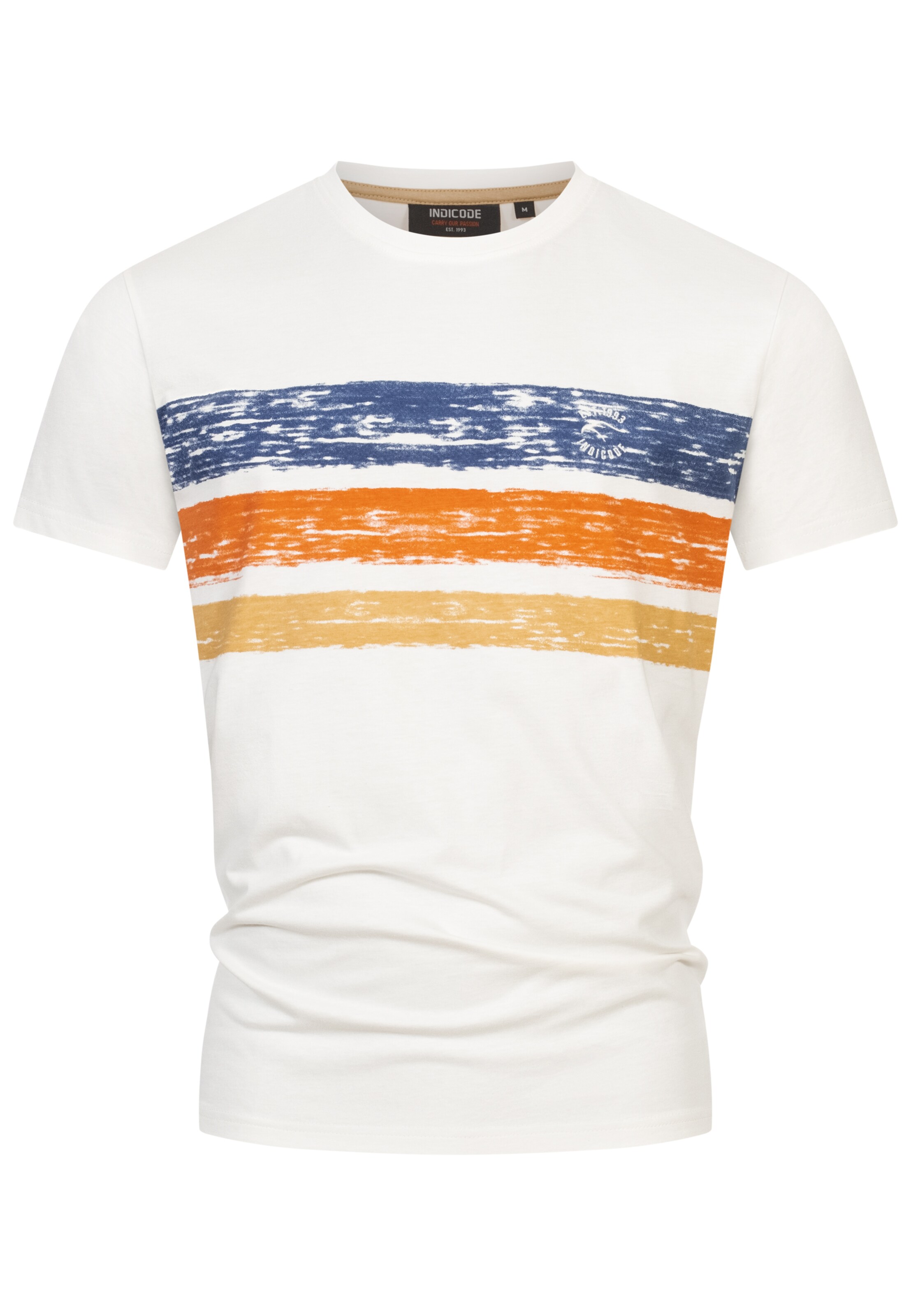 INDICODE JEANS Shirt 'Asbjorn' in White: front