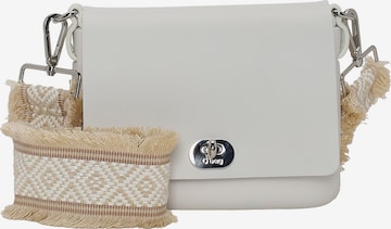 O bag Shoulder Bag in White: front
