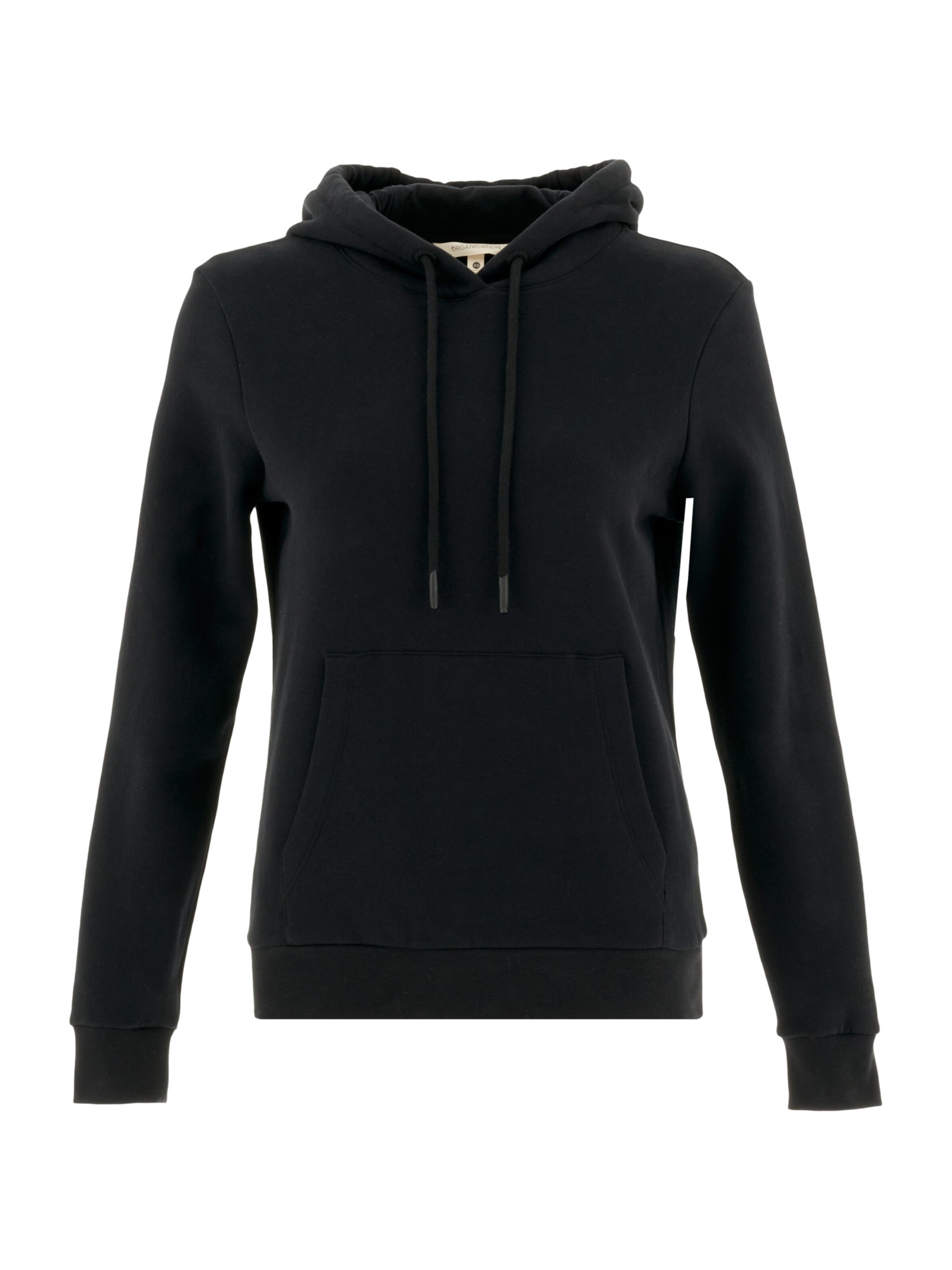 Organication Sweatshirt in Black: front