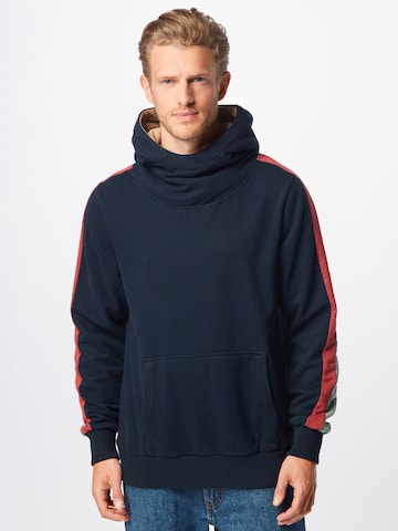 Sweat-shirt 'Shisha & Strand' Fli Papigu en bleu : devant