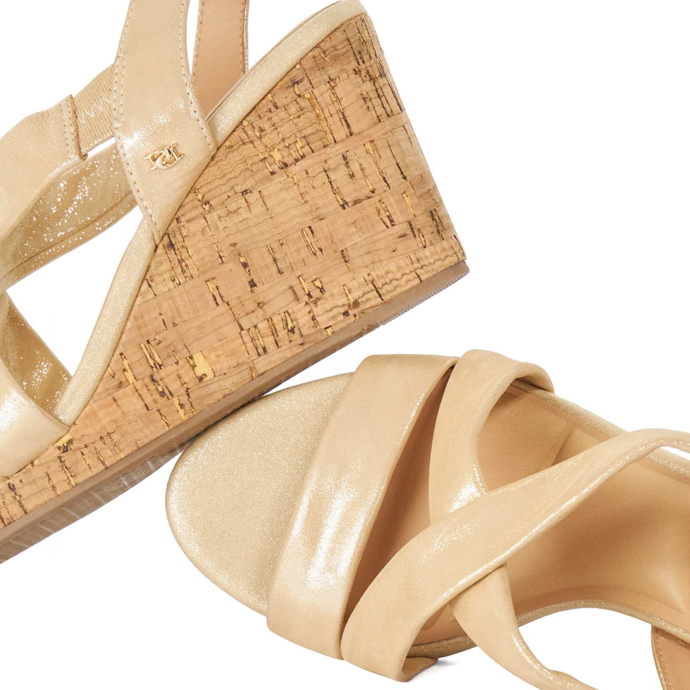 Dune LONDON Sandaal 'Kamies' in Goud