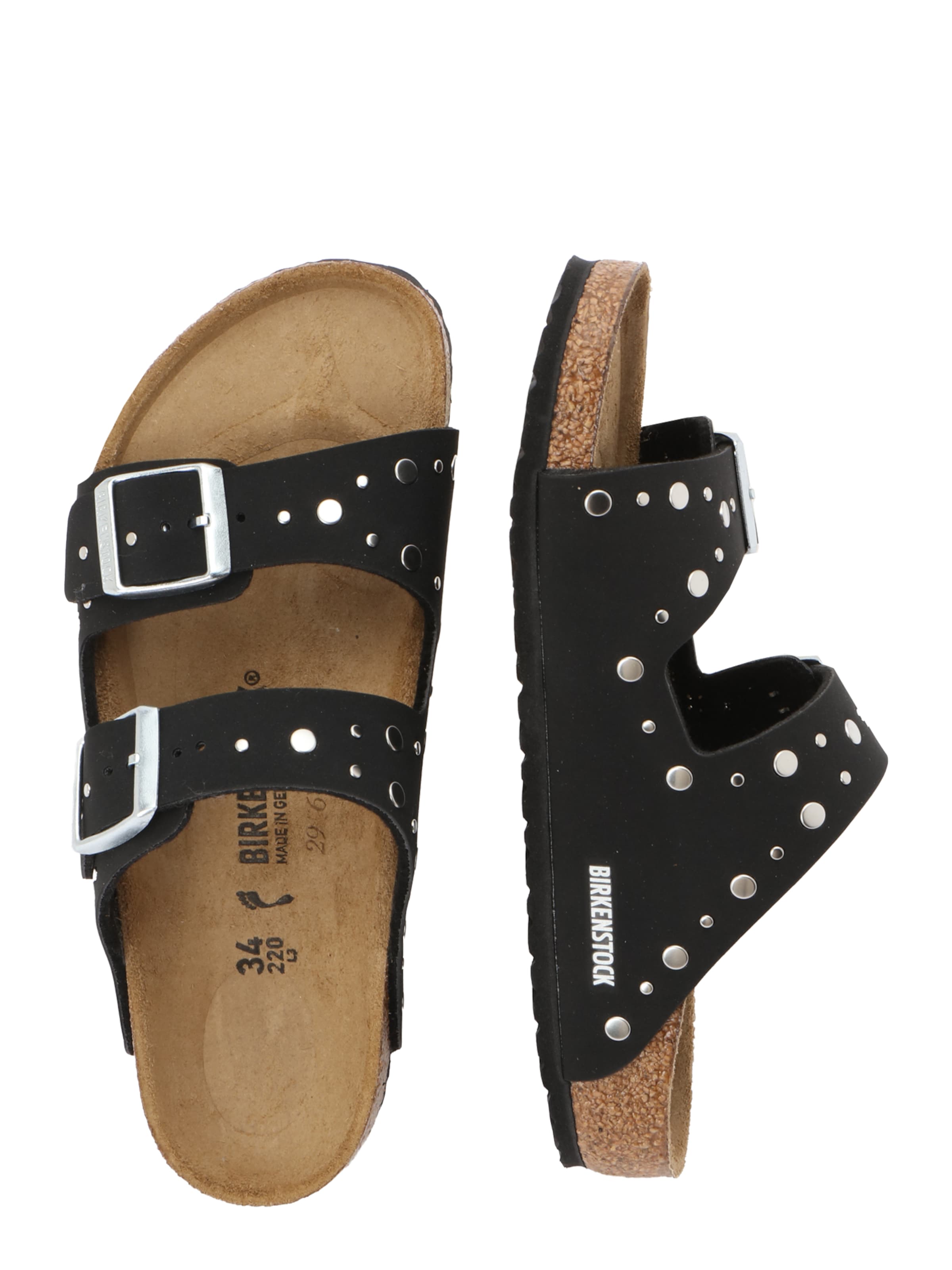 BIRKENSTOCK Ανοικτά παπούτσια 'Arizona' σε μαύρο