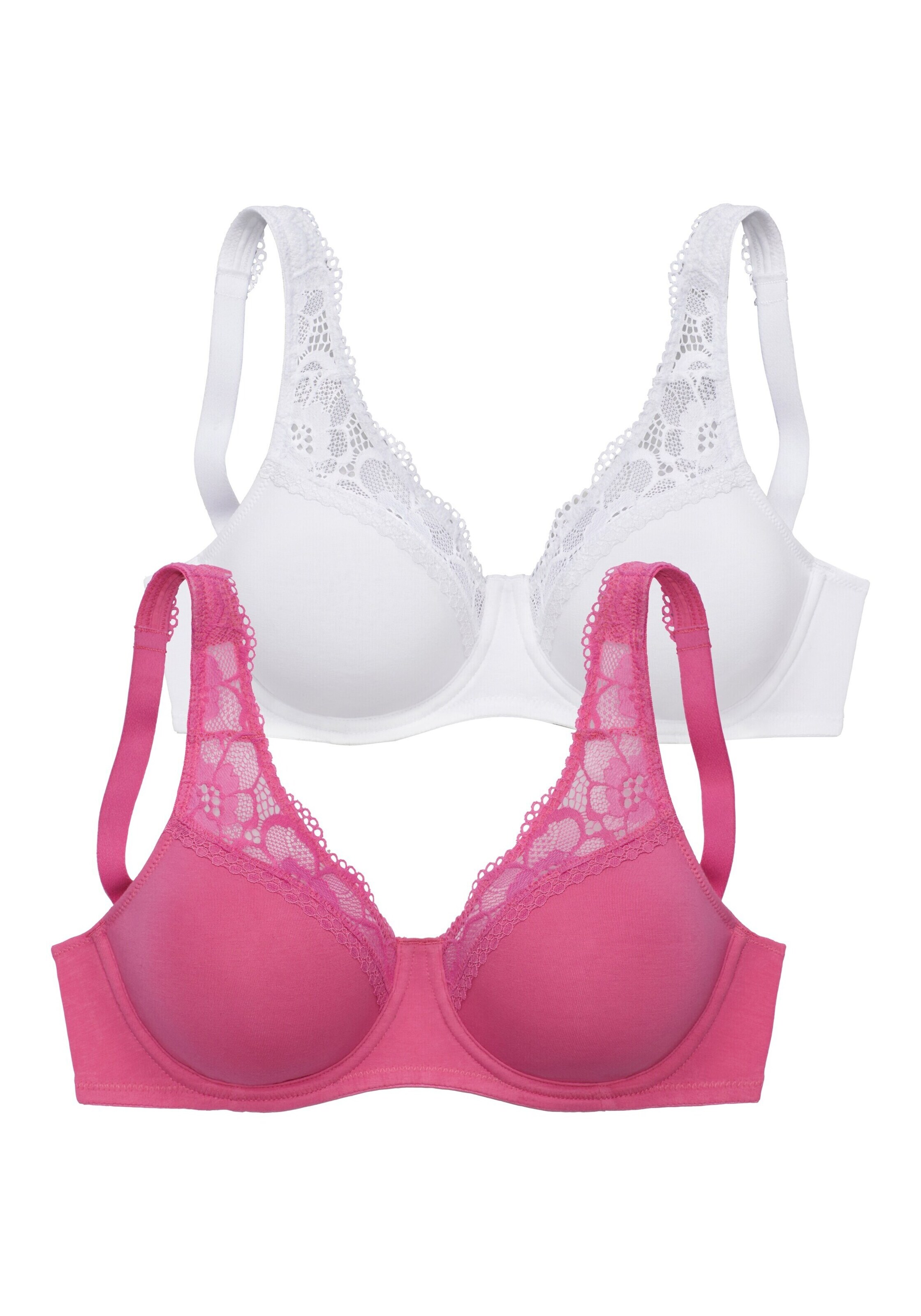 PETITE FLEUR Minimizer BH in Pink: Vorderseite