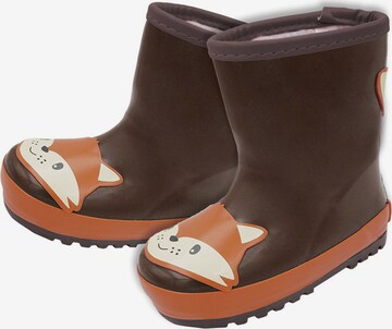 MAXIMO Rubber boot in Brown: front