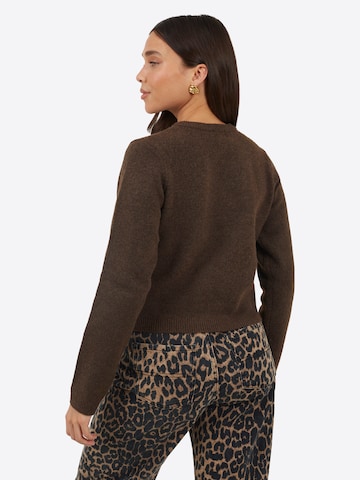 BRAVE SOUL Cardigan i brun