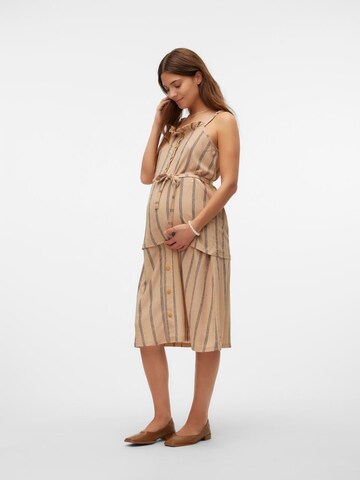 Haut 'MLMila Lia' MAMALICIOUS en beige