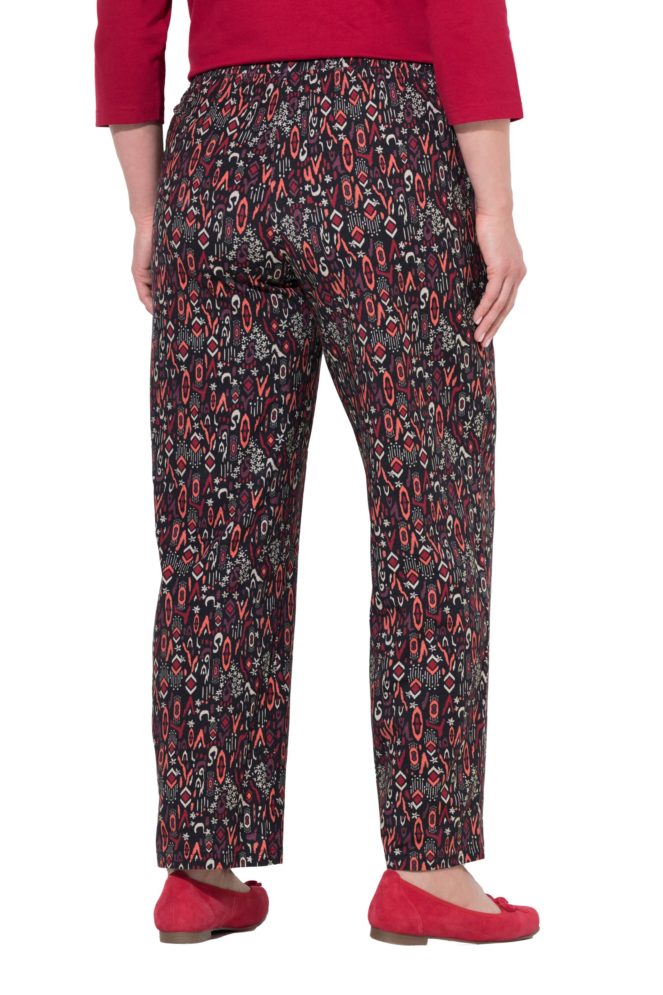 Ulla Popken Regular Hose in Rot